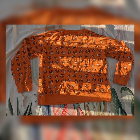 Marvel's The Avengers Jack Kirby Orange Happy Halloween Ugly Holiday Sweater - Picture 3 of 5